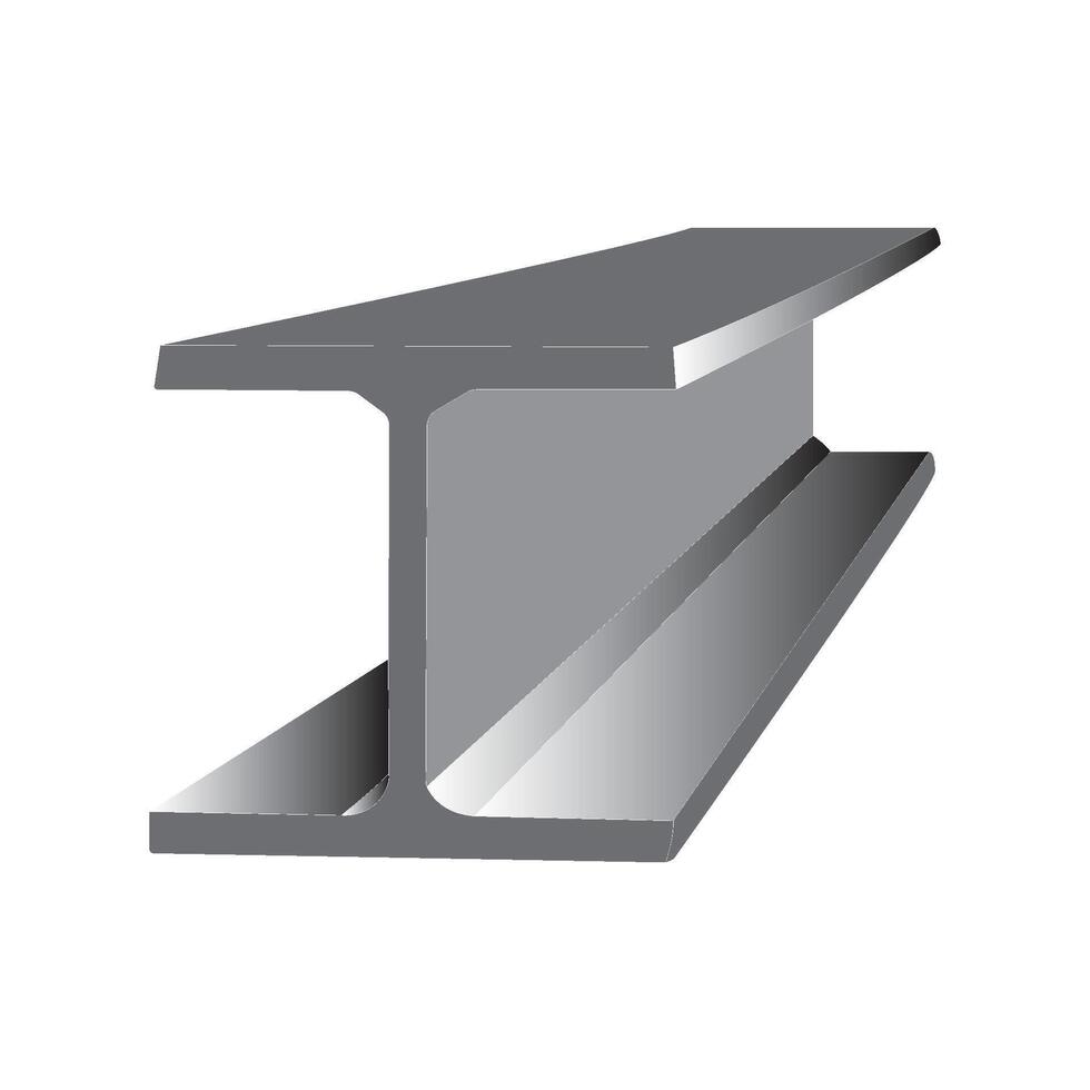 Profile steel icon vector