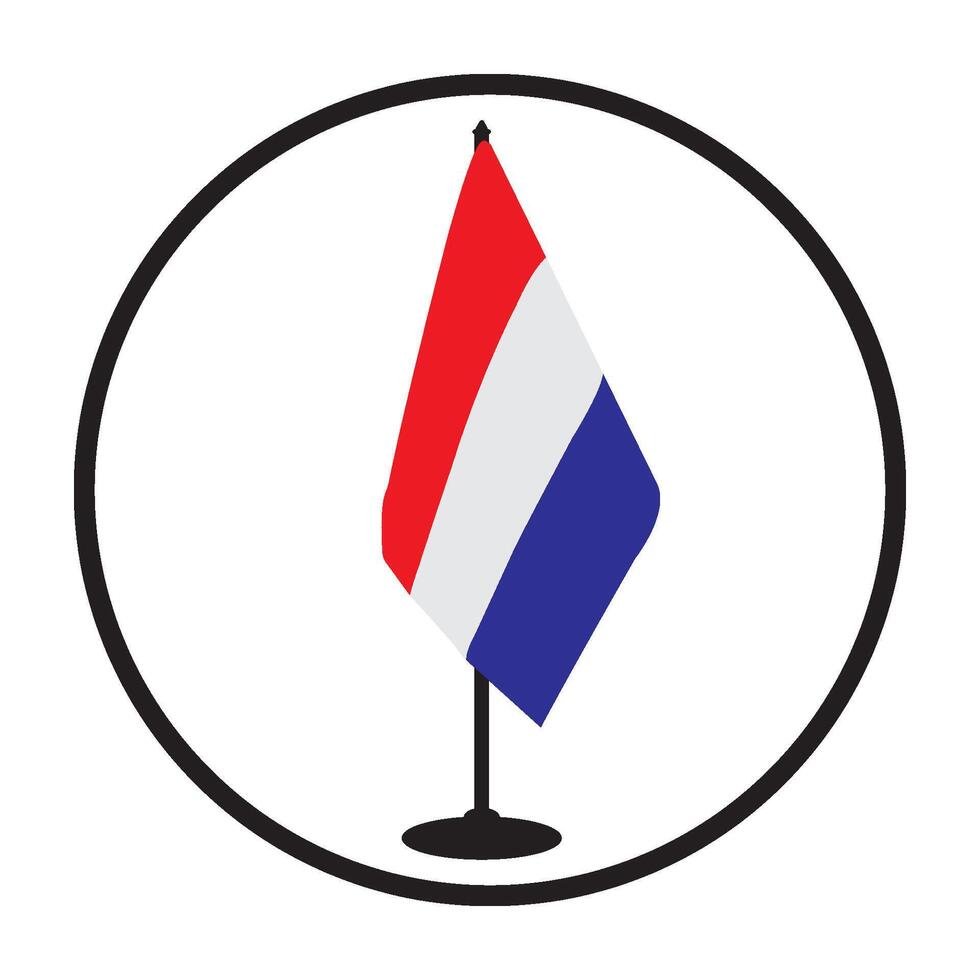 Netherlands flag icon vector