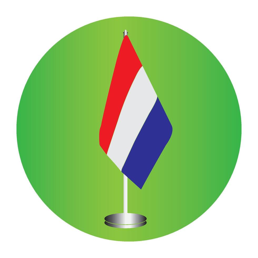 Netherlands flag icon vector