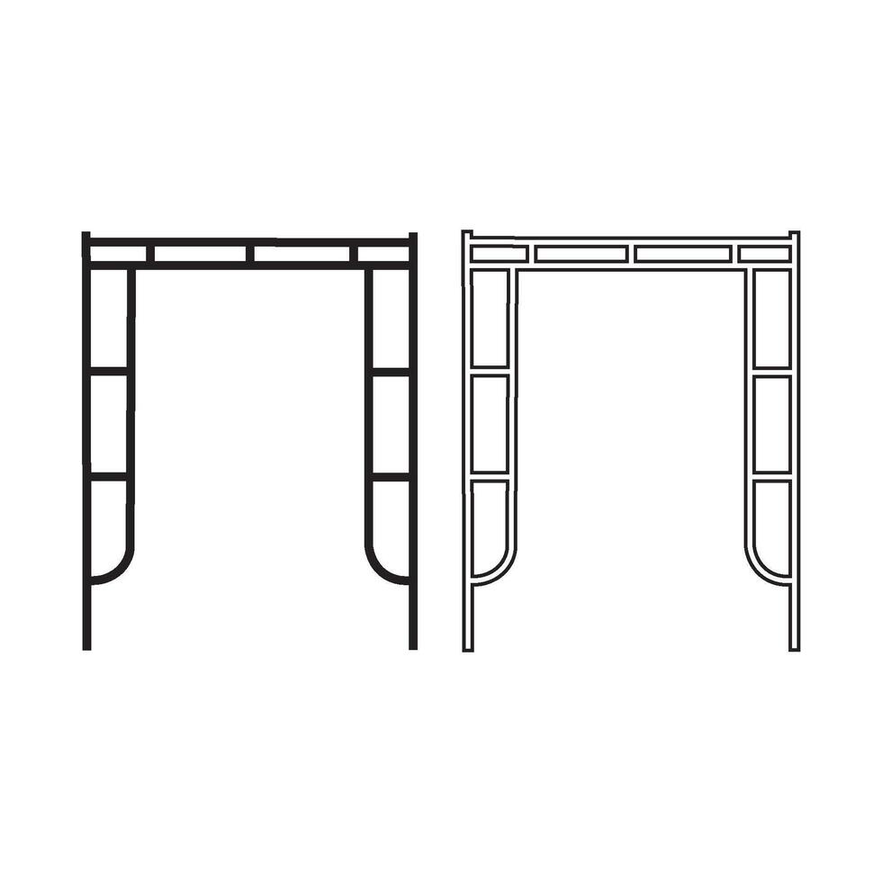 Scaffolding icon design vector