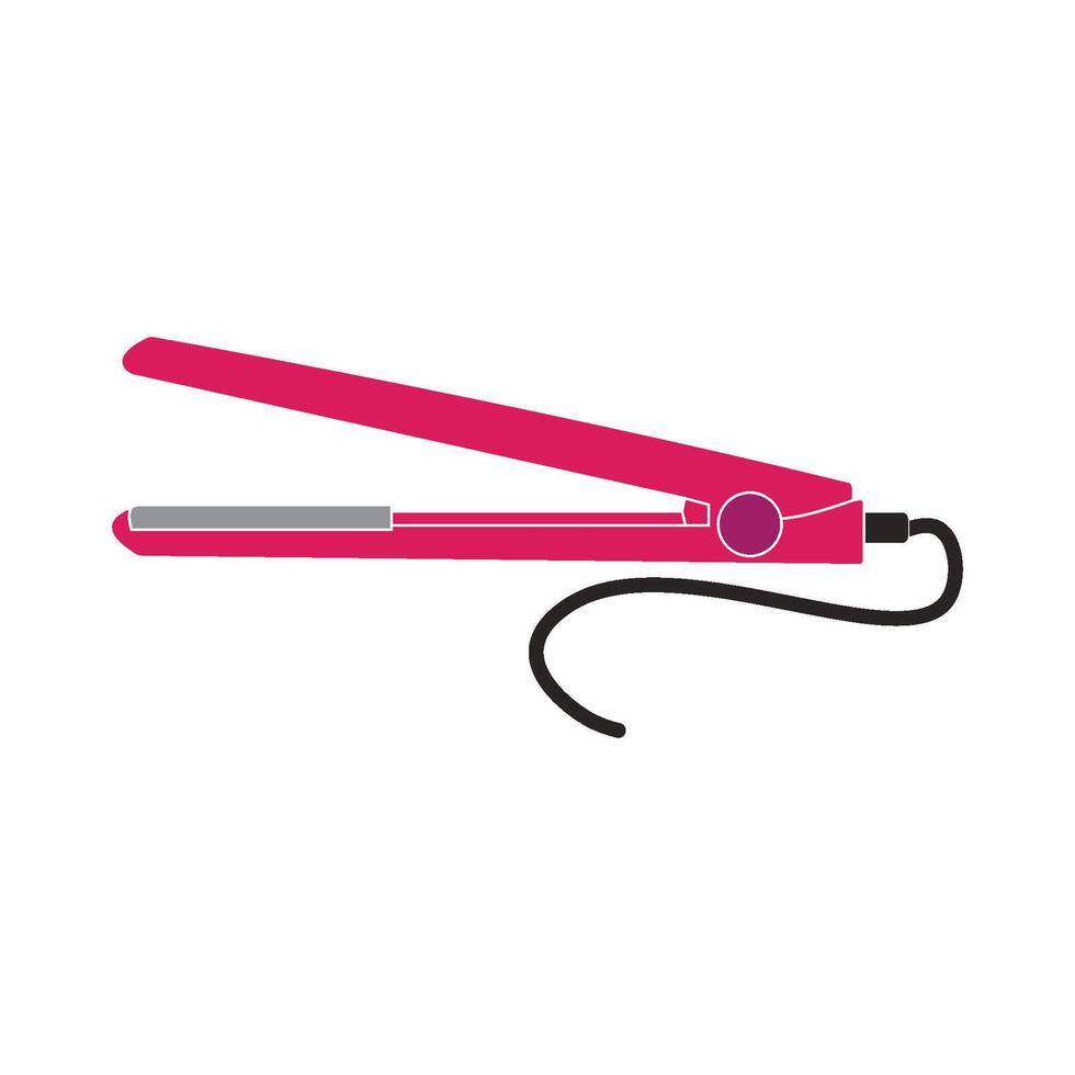 Hair straightener icon vector