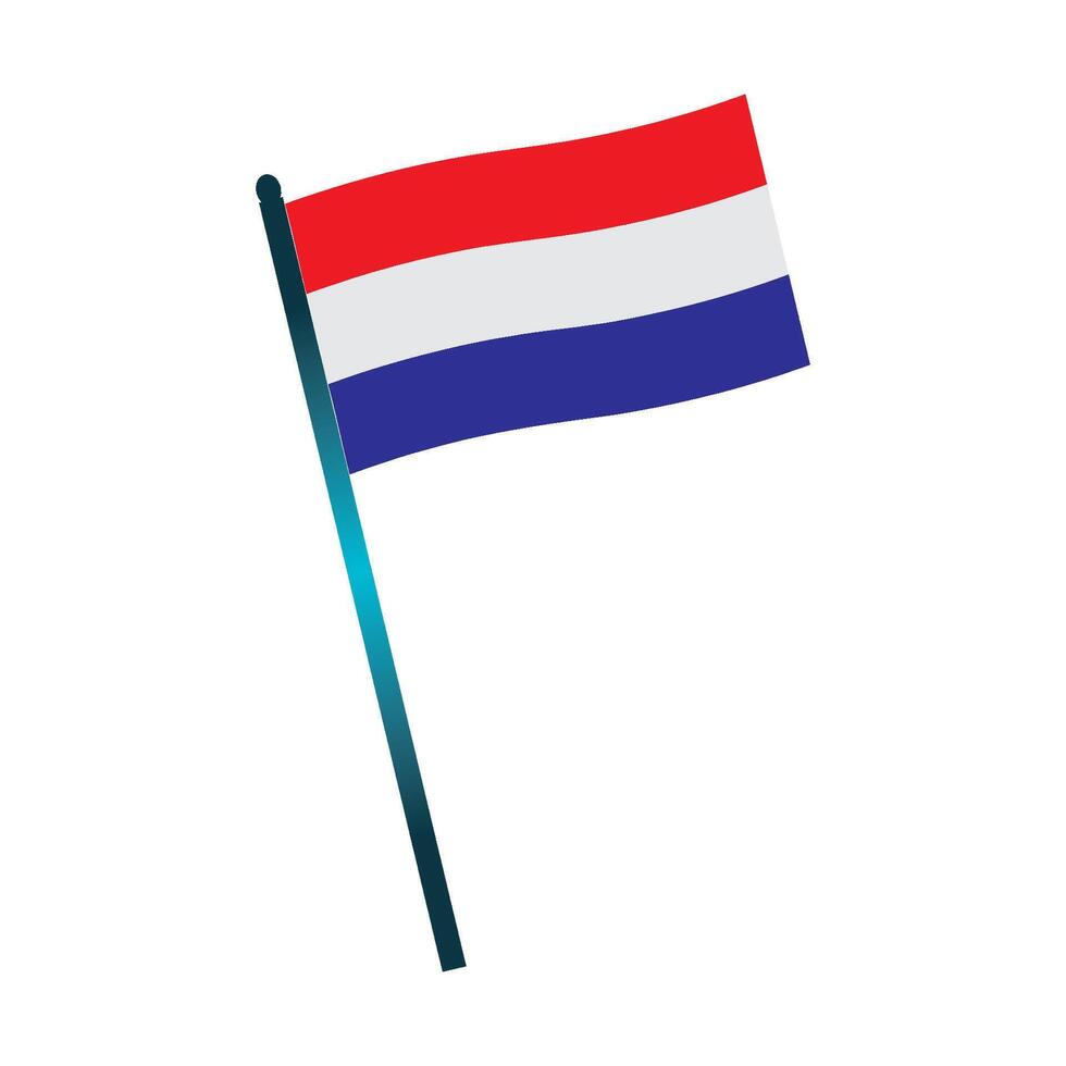 Netherlands flag icon vector