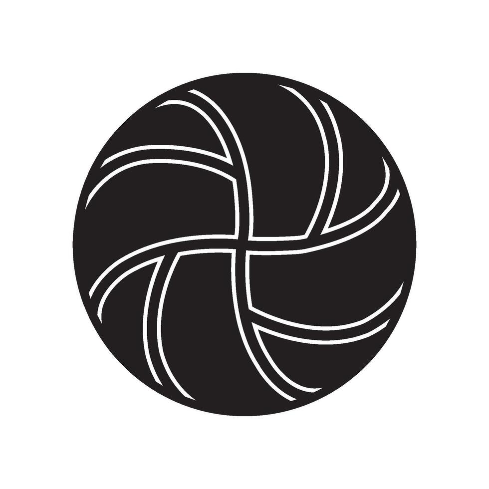 Volley ball icon vector
