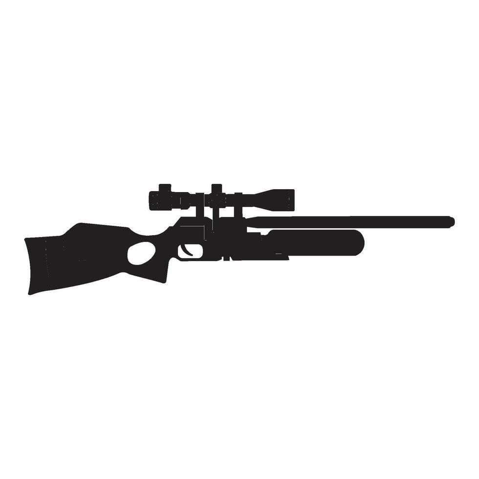 Air rifle icon vector