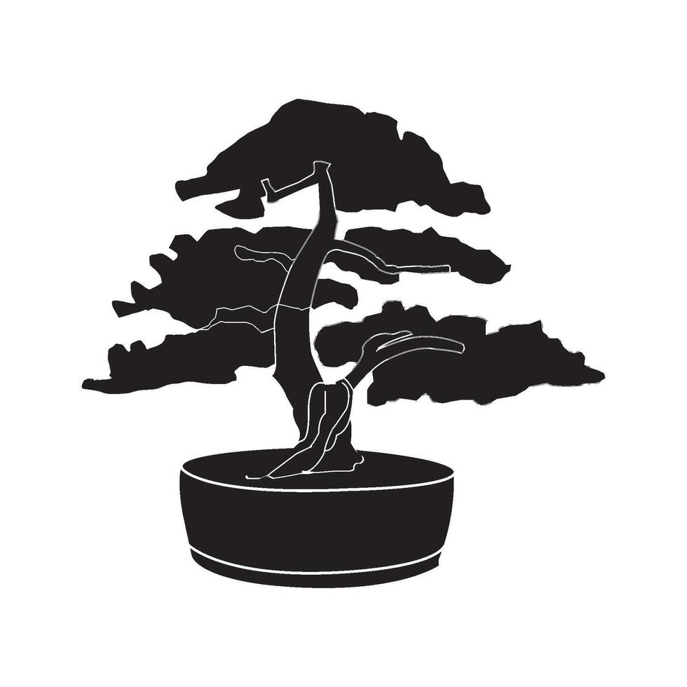 Bonsai icon design vector