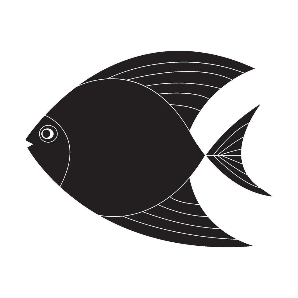 Fish logo design vector