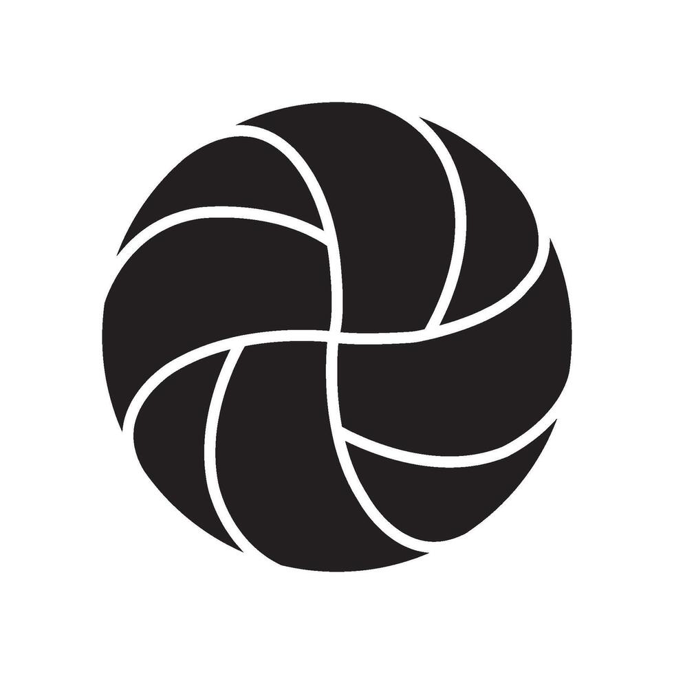 Volley ball icon vector