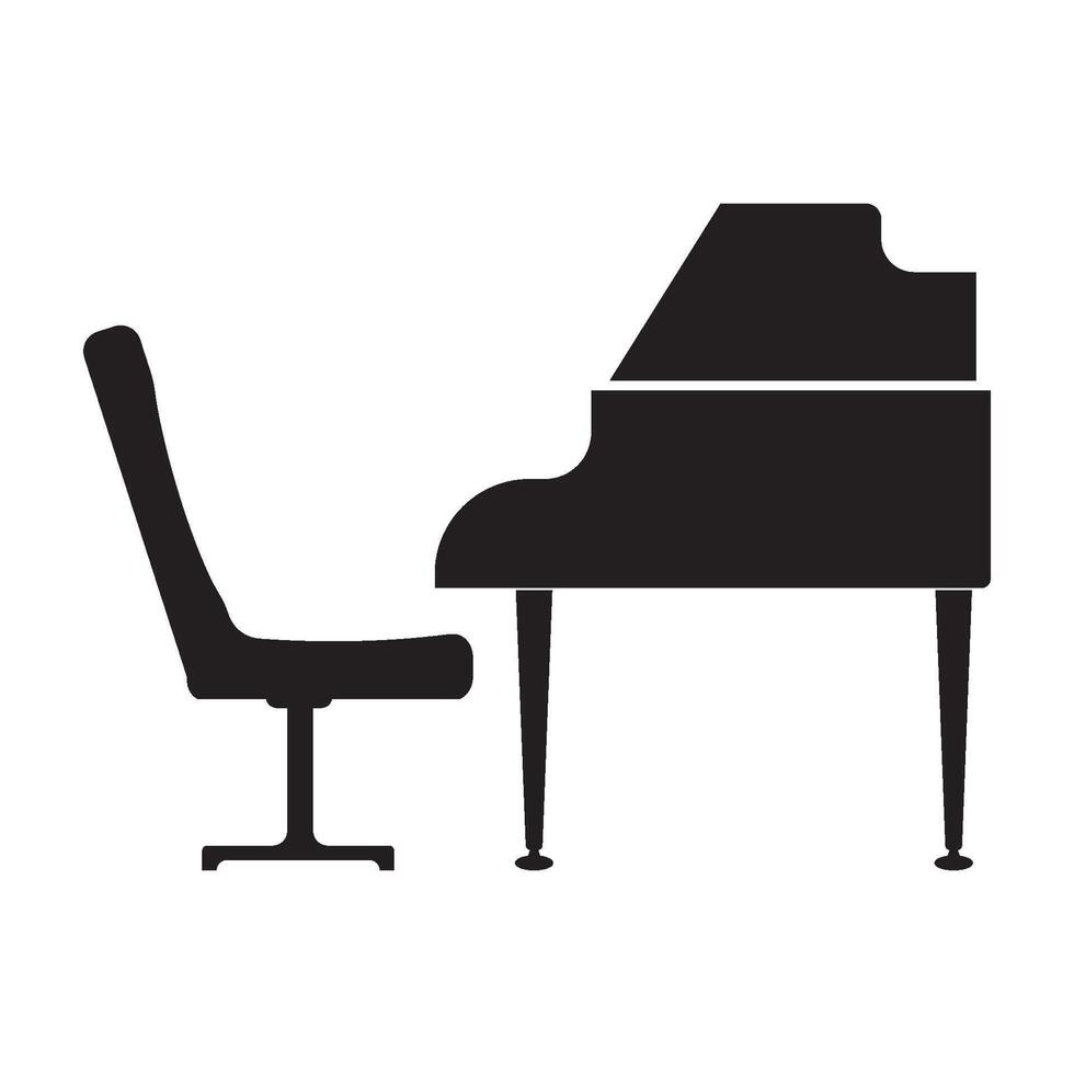 Piano icon design vector