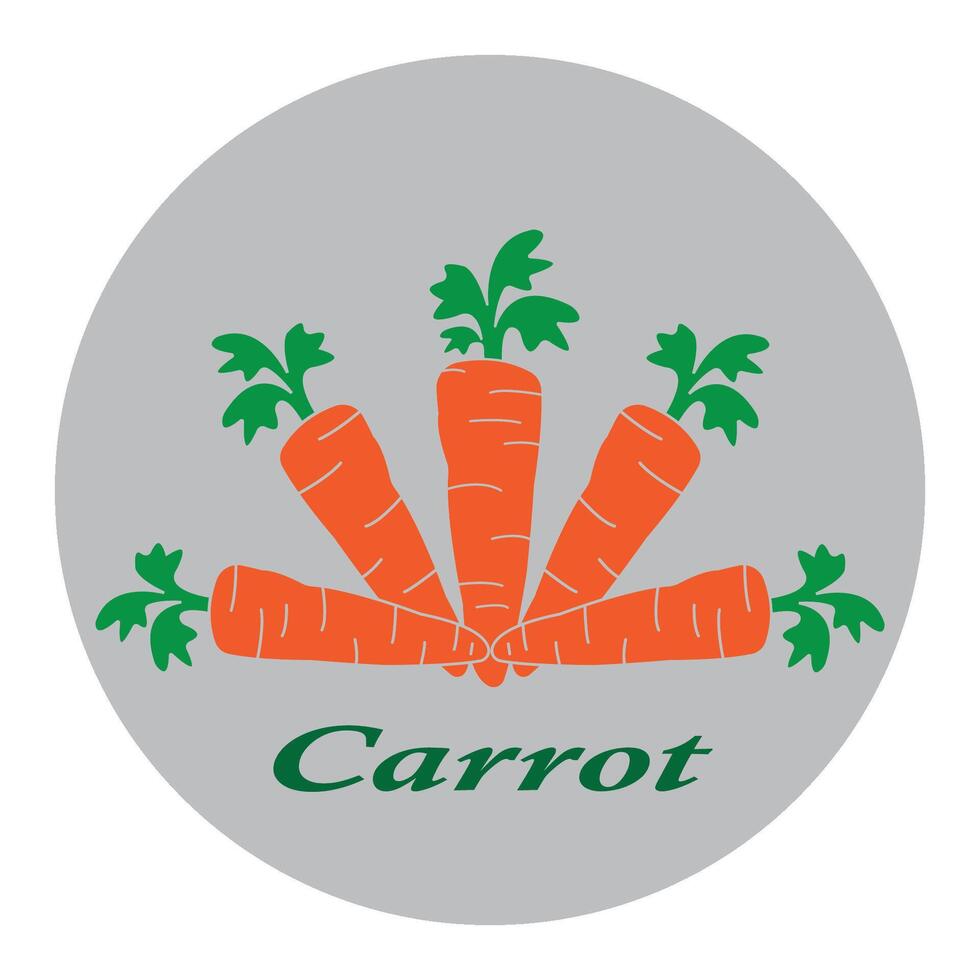 Carrot icon design vector