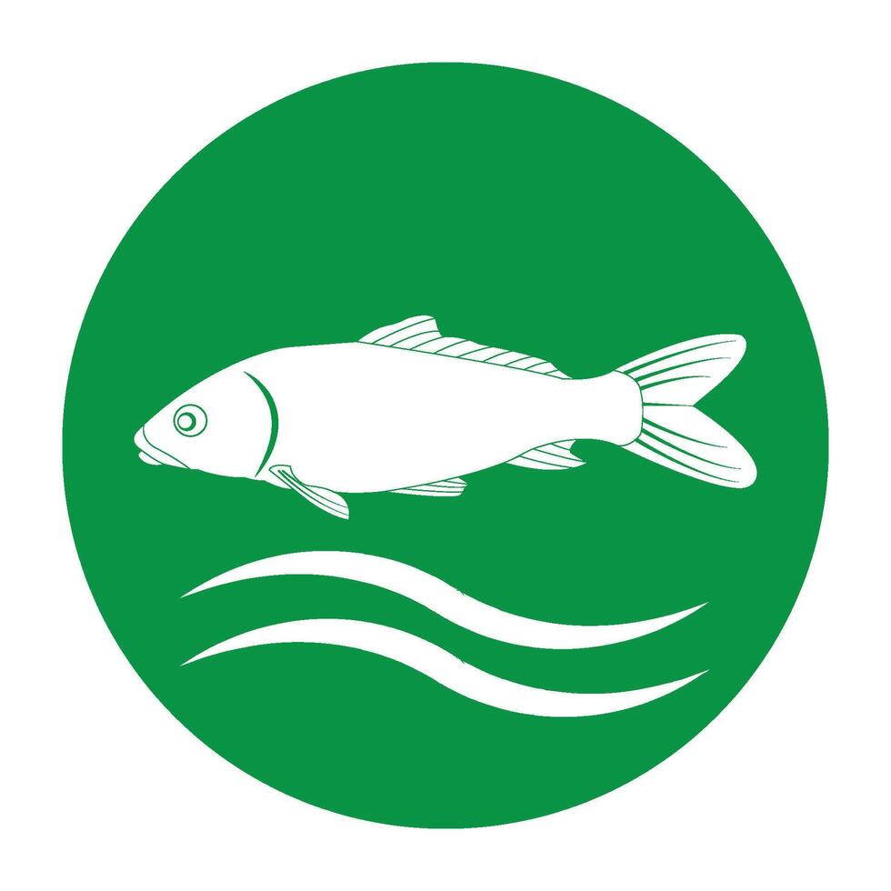 Fish logo design vector