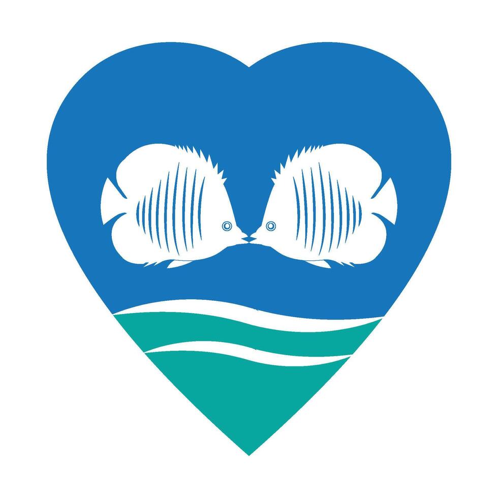 Fish logo design vector