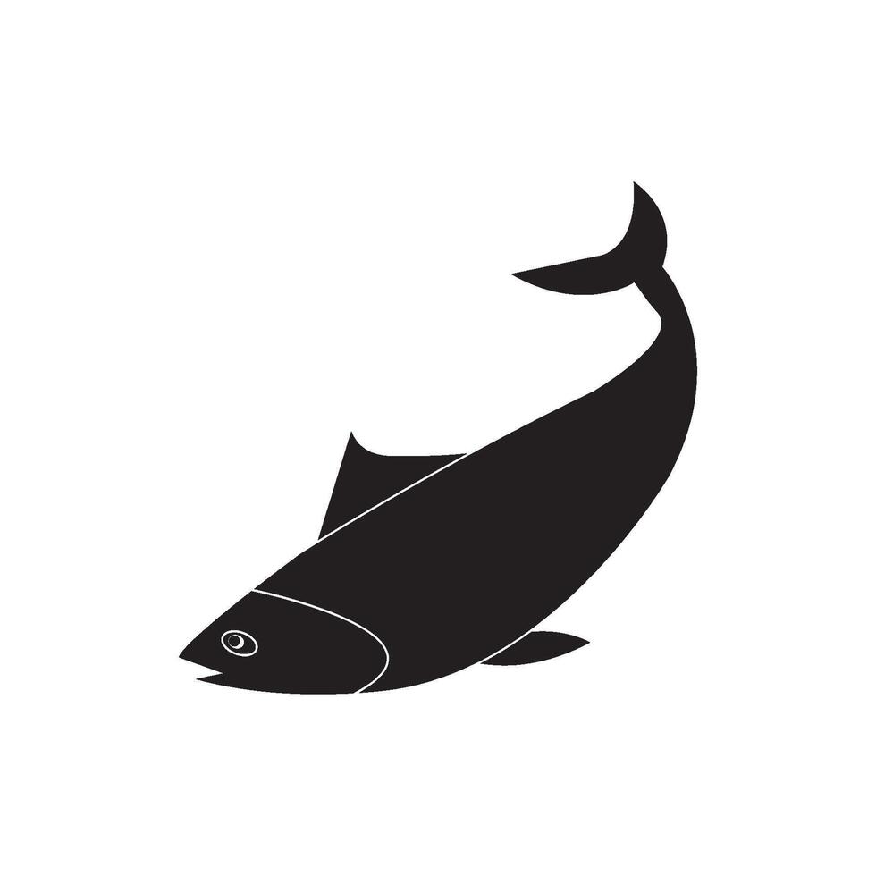 Fish logo design vector