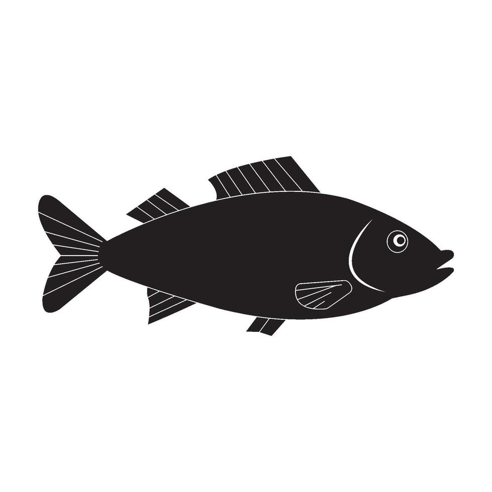 Fish logo design vector