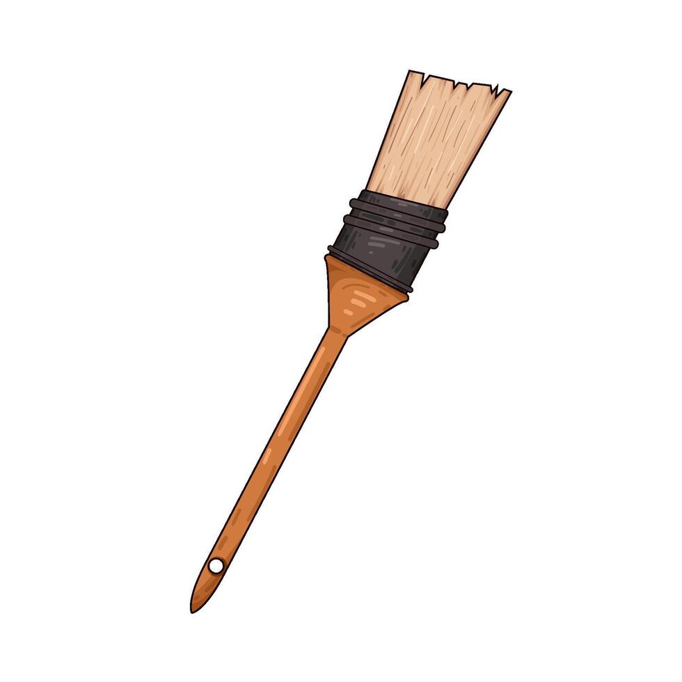 Illustration of paint brush vector