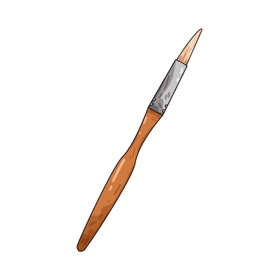 Illustration of paint brush vector