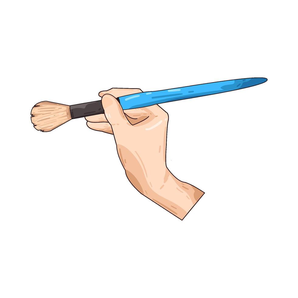 Illustration of paint brush vector