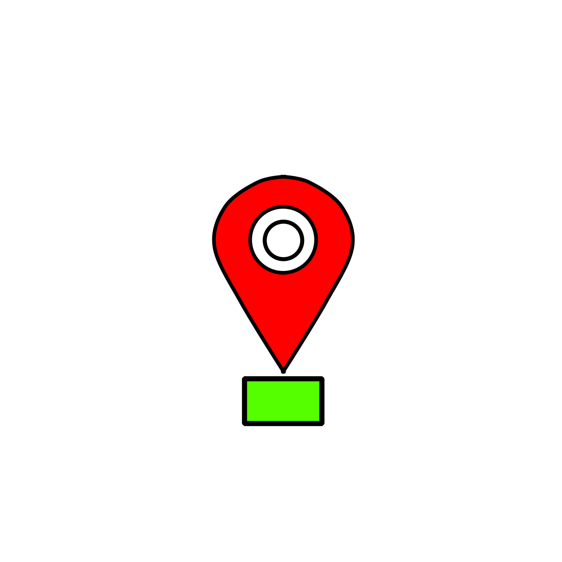 map icon with transparent background 46434378 PNG