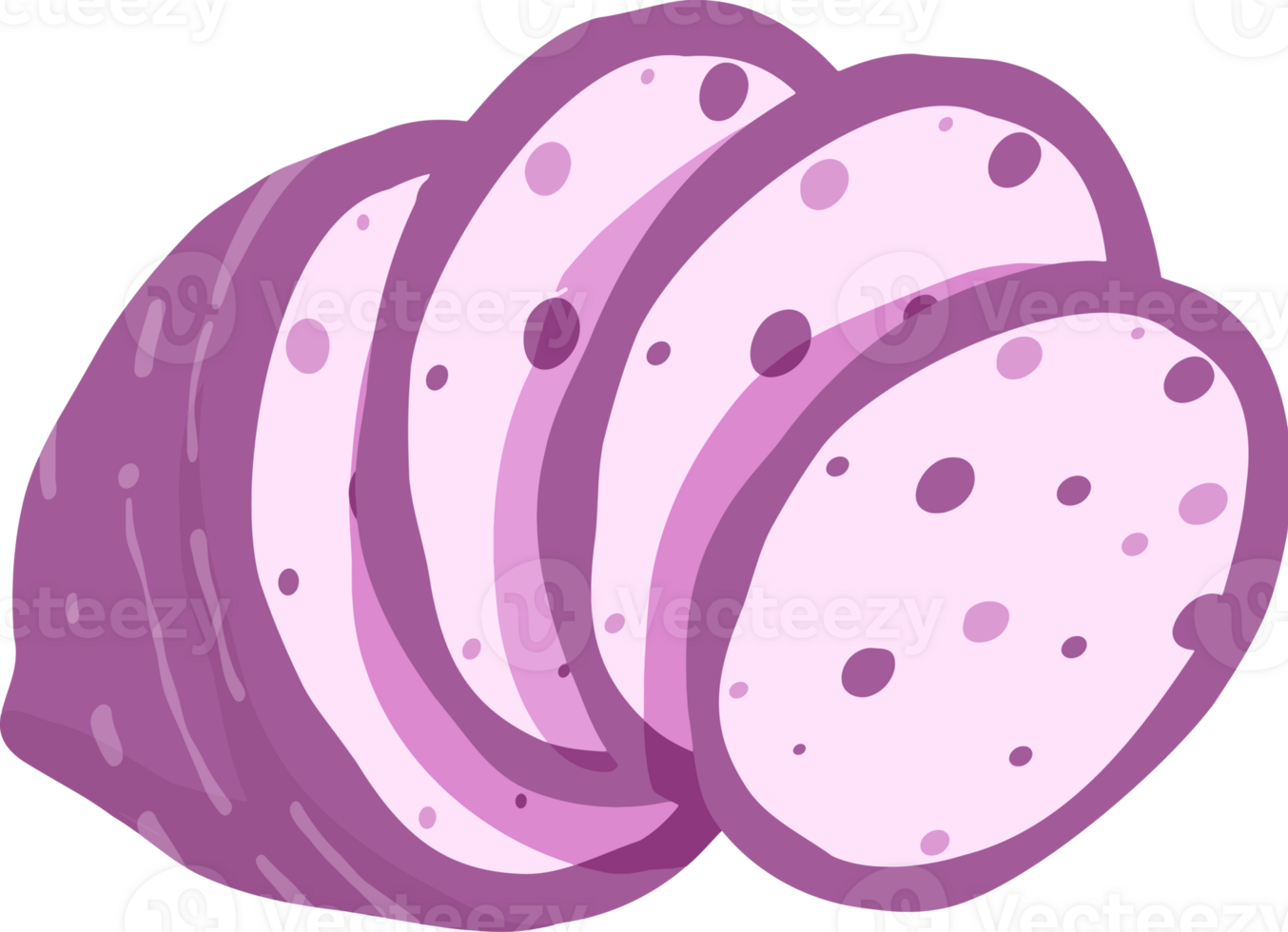 collection of taro elements png