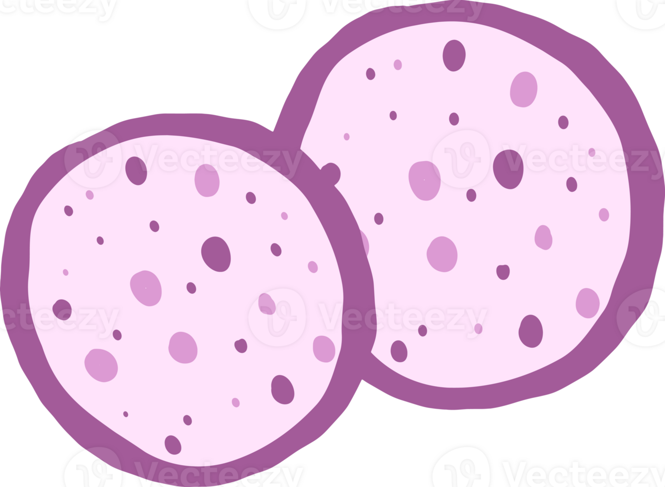 collection of taro elements png