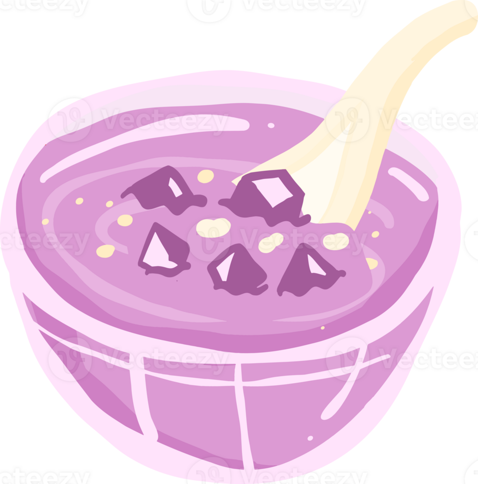 collection of taro elements png