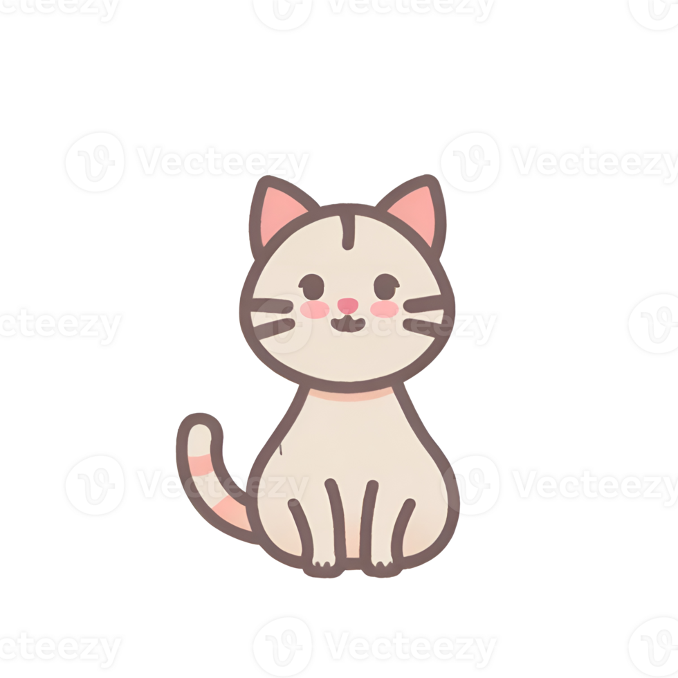 The cat icon has a transparent background and a simple design. It is also convenient and easy to navigate. png