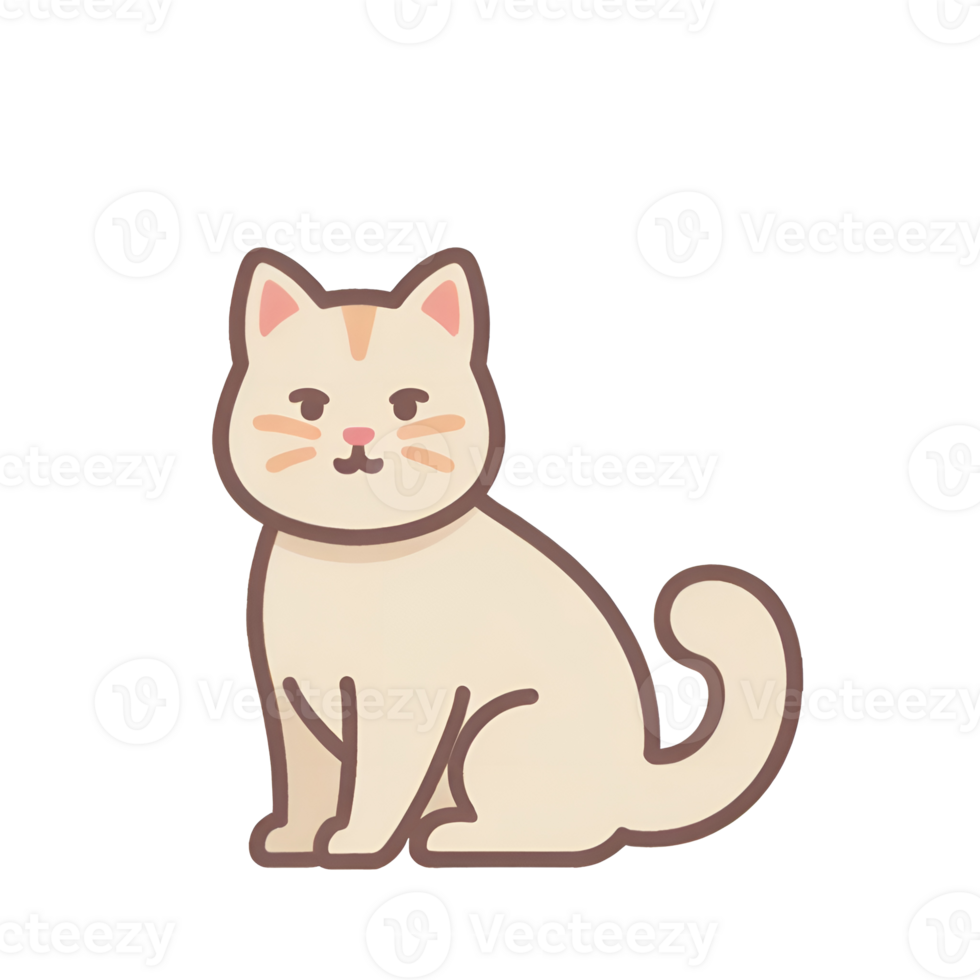 The cat icon has a transparent background and a simple design. It is also convenient and easy to navigate. png