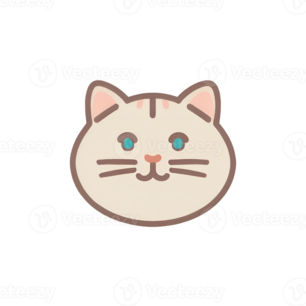 The cat icon has a transparent background and a simple design. It is also convenient and easy to navigate. png