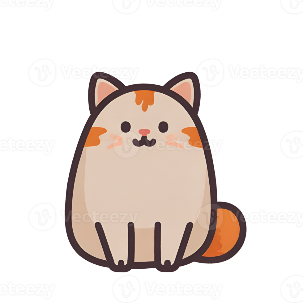 The cat icon has a transparent background and a simple design. It is also convenient and easy to navigate. png