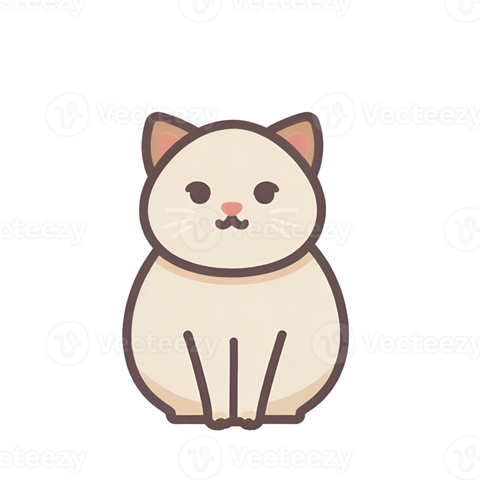 The cat icon has a transparent background and a simple design. It is also convenient and easy to navigate. png