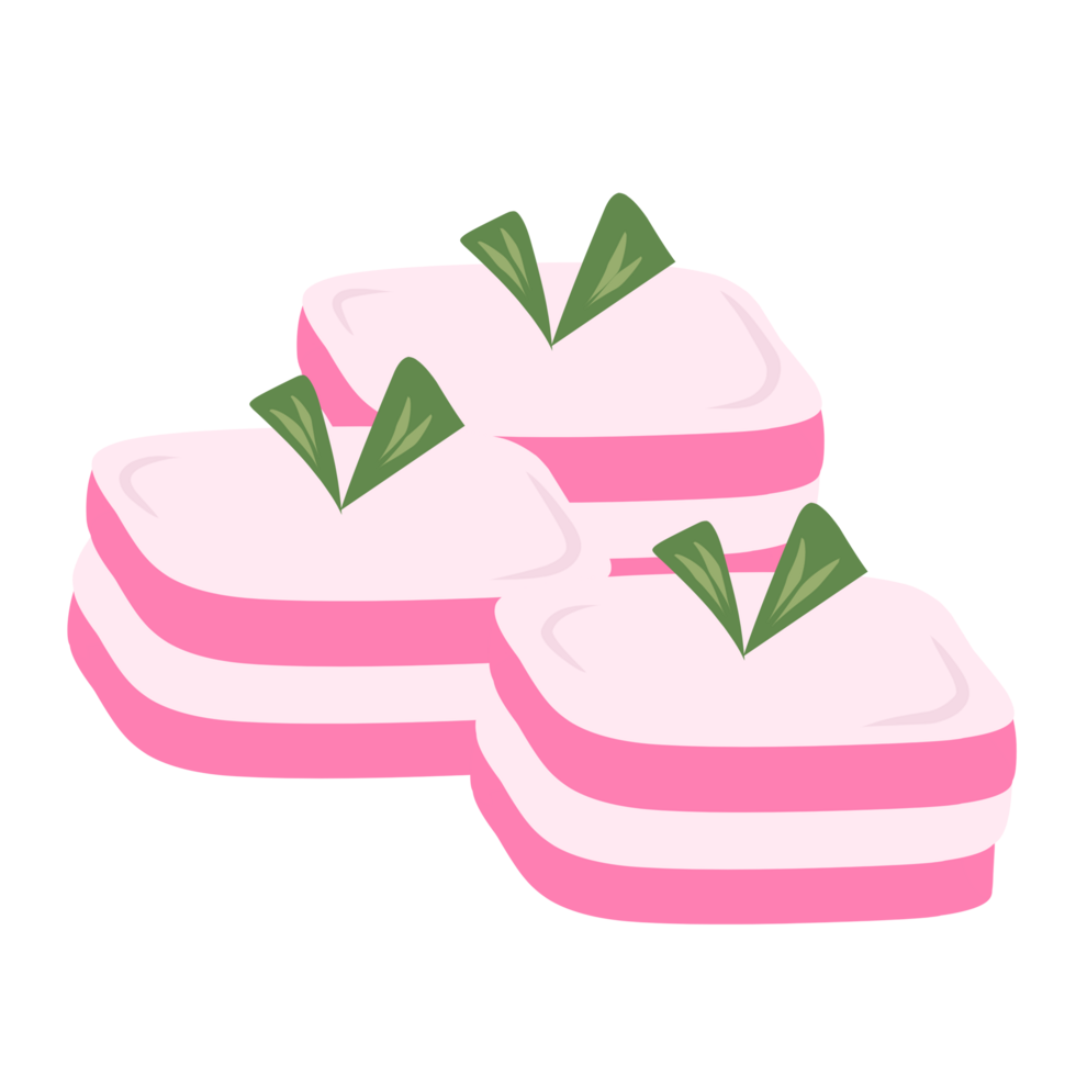 Malaysian food kuih lapis png
