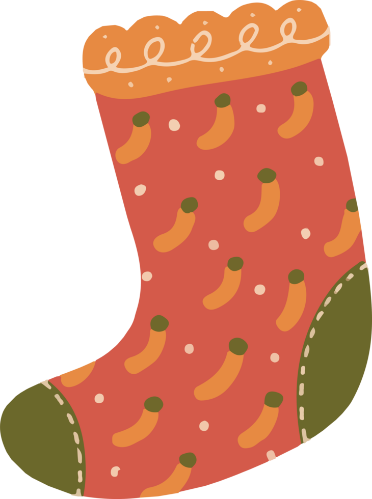 cute sock illustration png