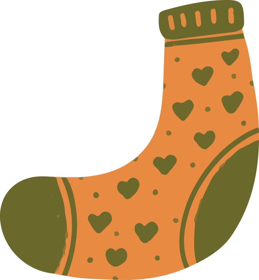 cute sock illustration png