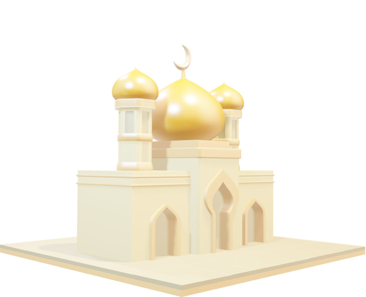 a mosque 3d png