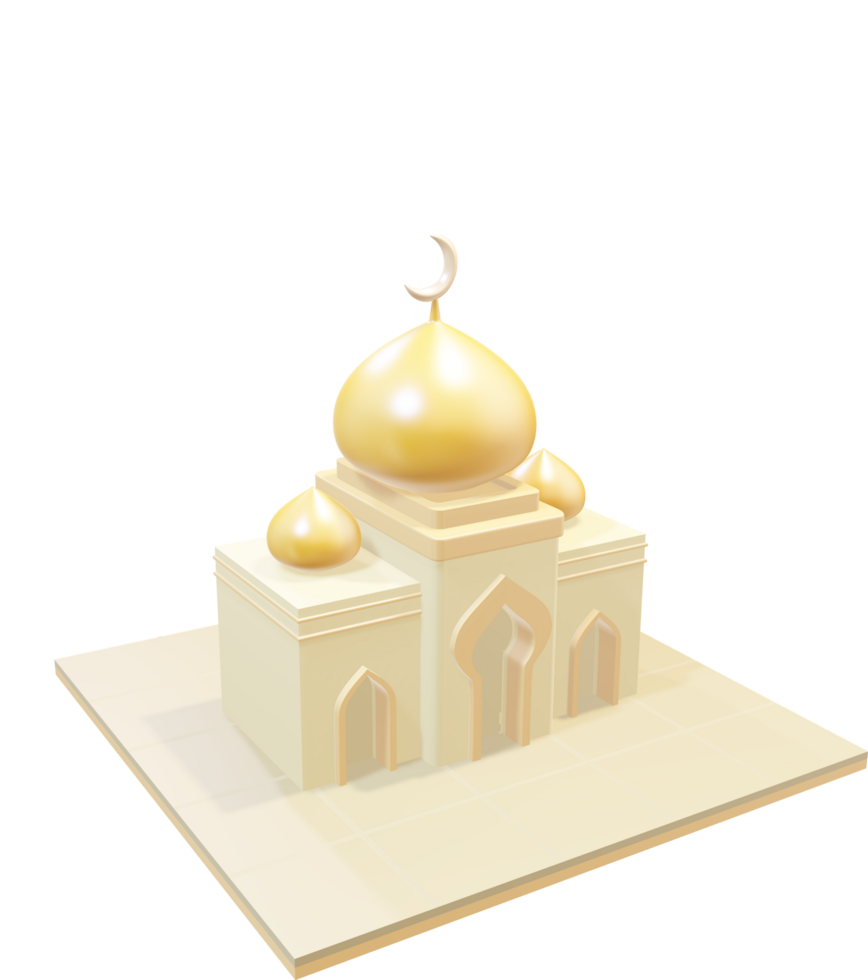 a mosque 3d png
