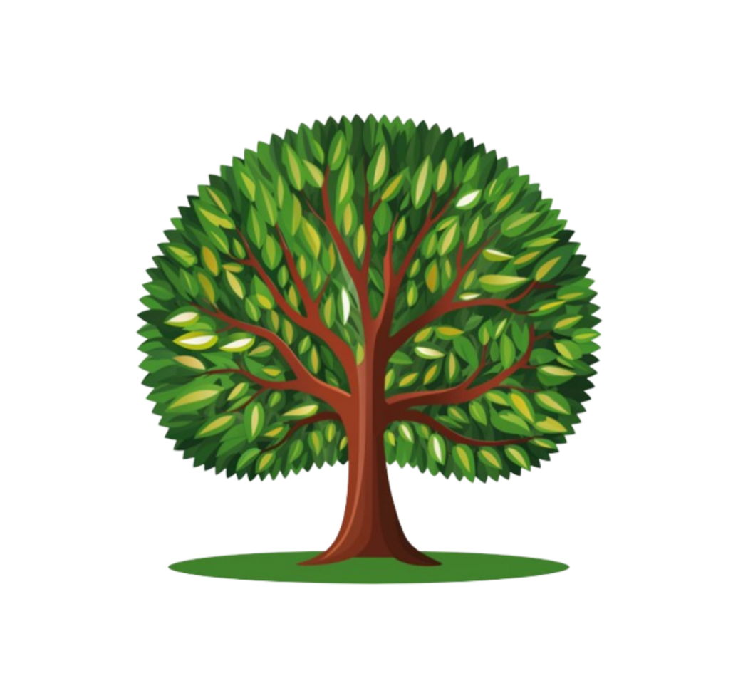 Green tree isolated png