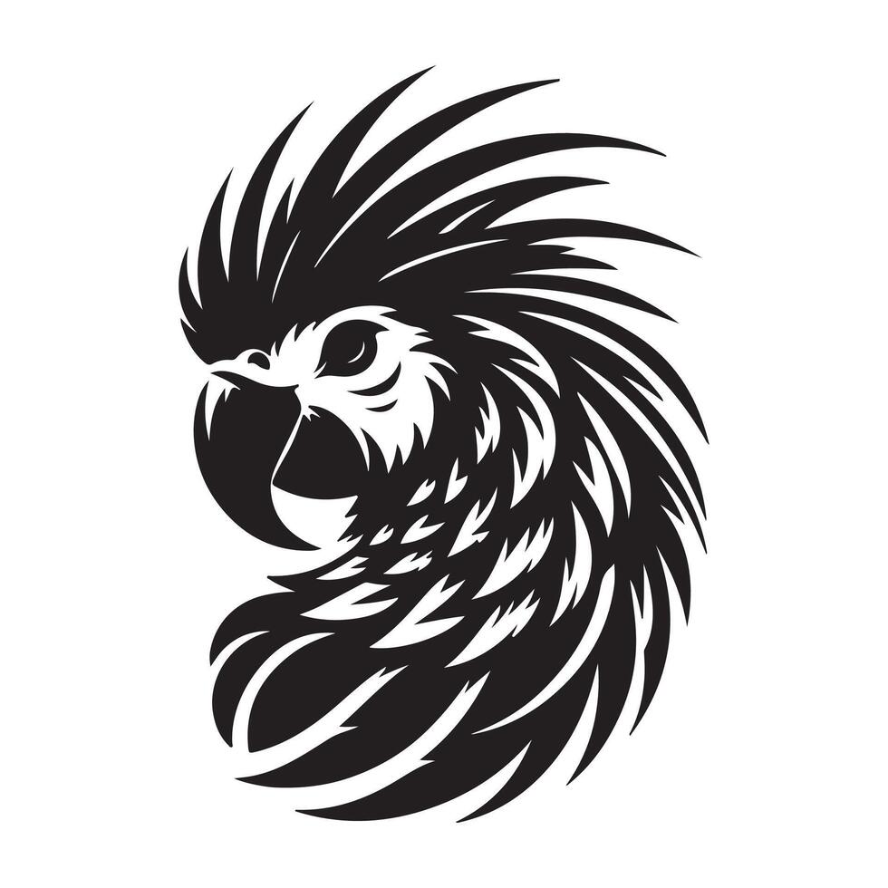 Parrot vectors silhouette