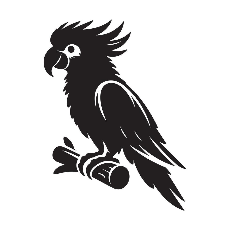 Parrot vectors silhouette