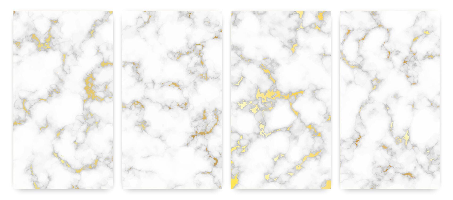 Gold marble texture background vector