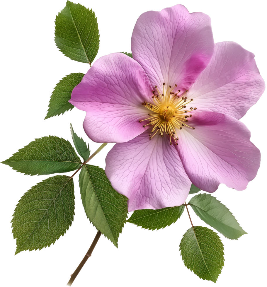 illustration of a fresh Rambling rose isolated png