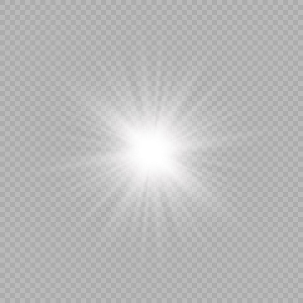 Light effect of lens flares vector
