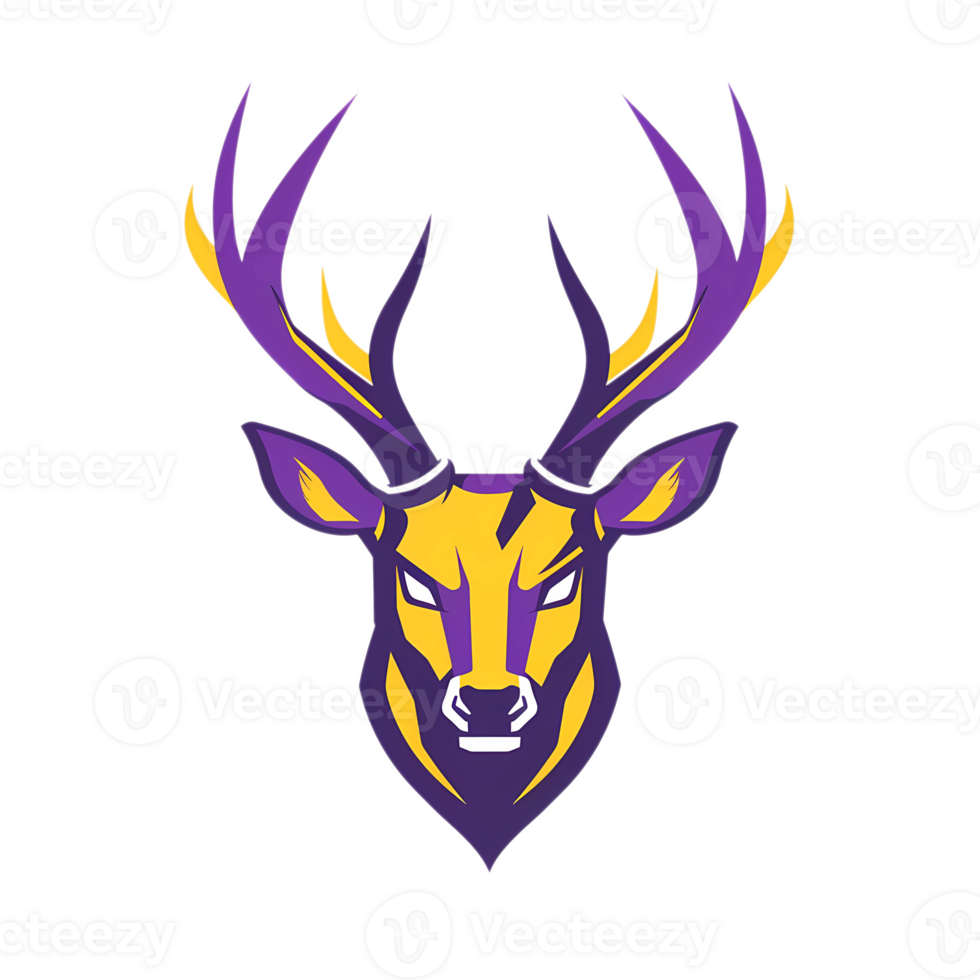 a deer head wear sunglasses with horns and antlers on a transparent background png