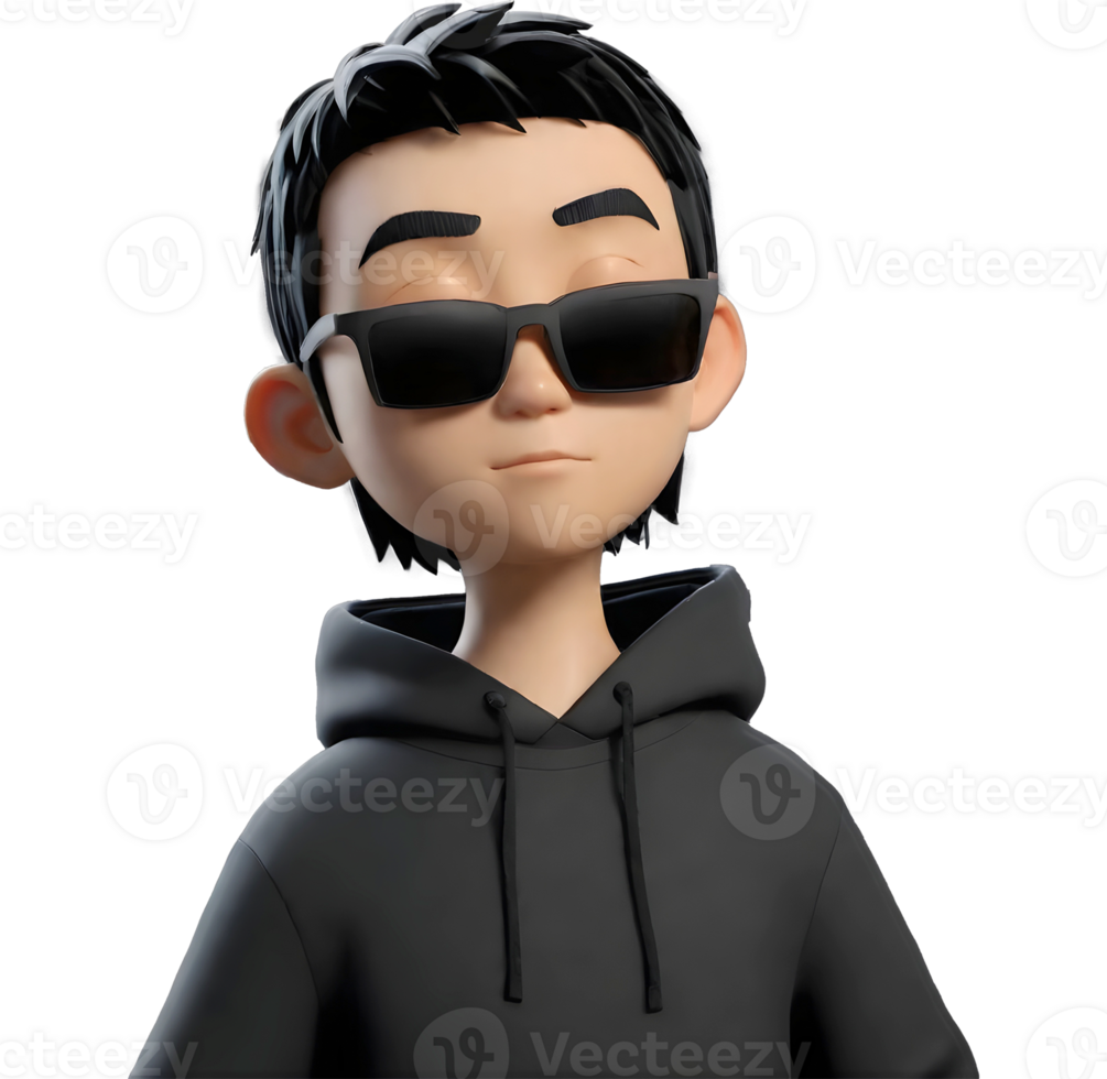 Cute emoji 3d png