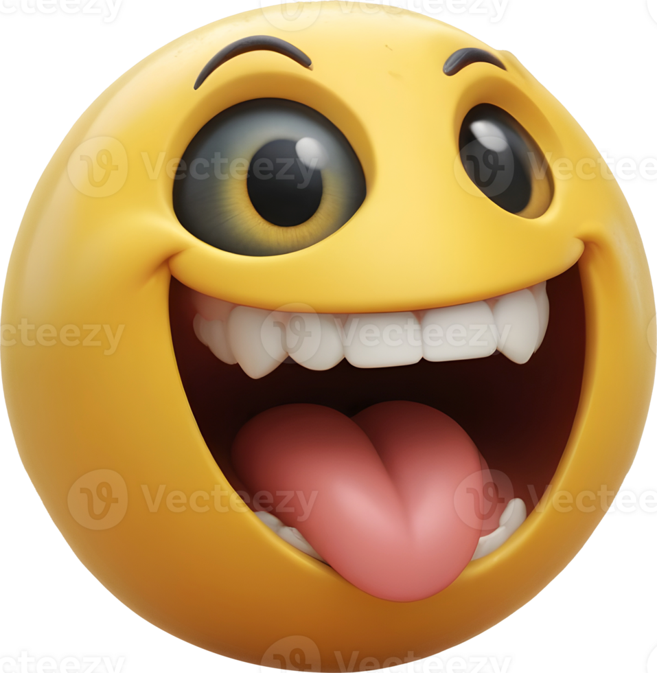 Cute emoji 3D png