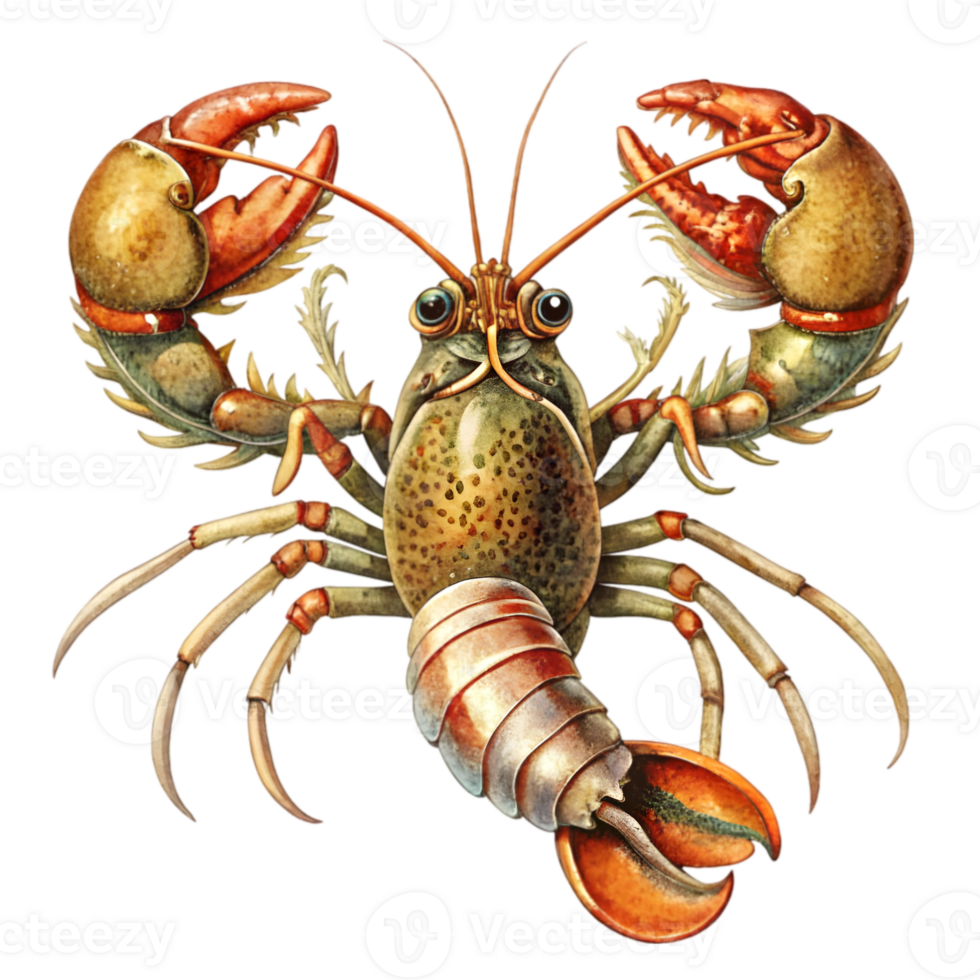Lobster Vintage Illustration - Isolated on Transparent Background png