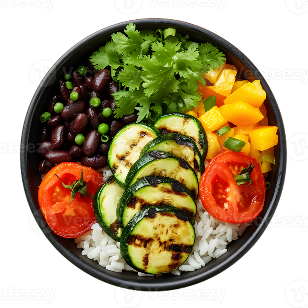 grilled vegetable salad transparent background png