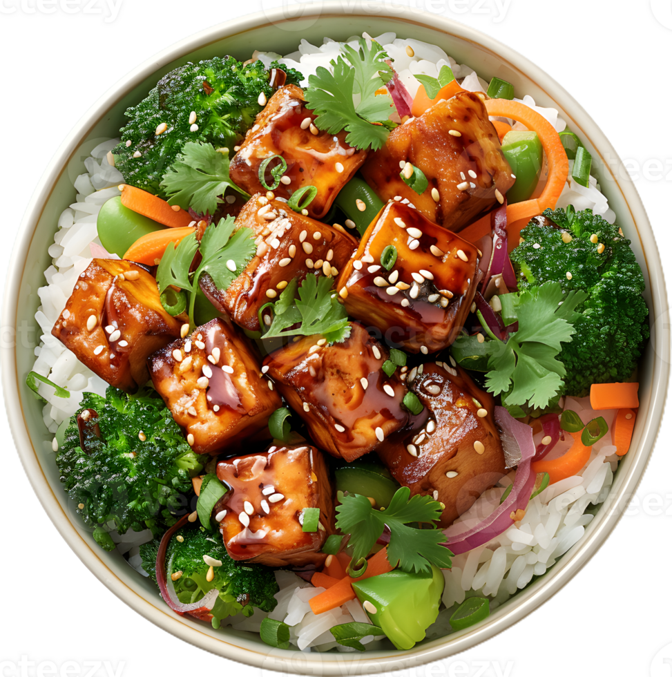 tofu and broccoli recipe transparent background png