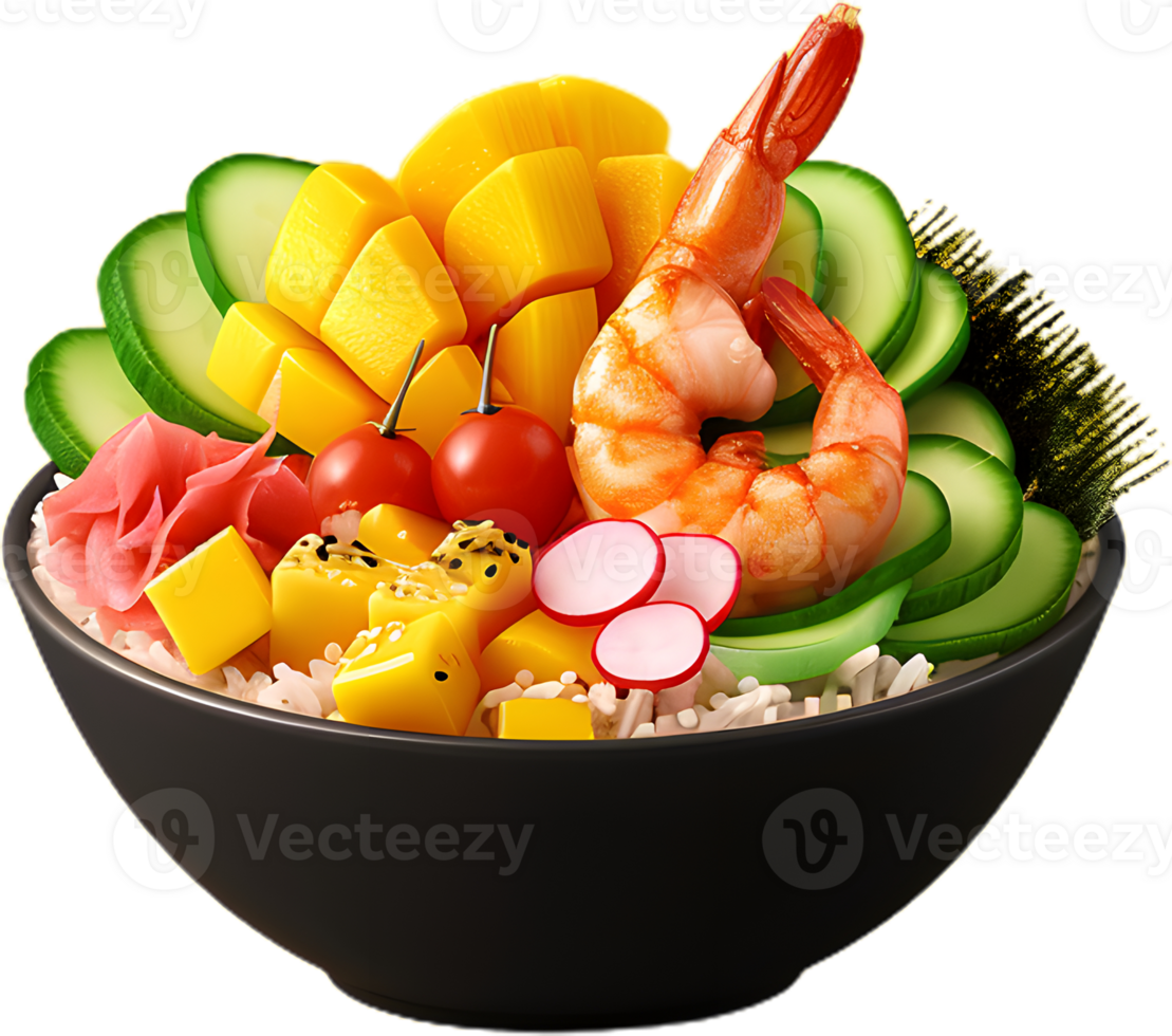 Tropical Shrimp recipe transparent background png