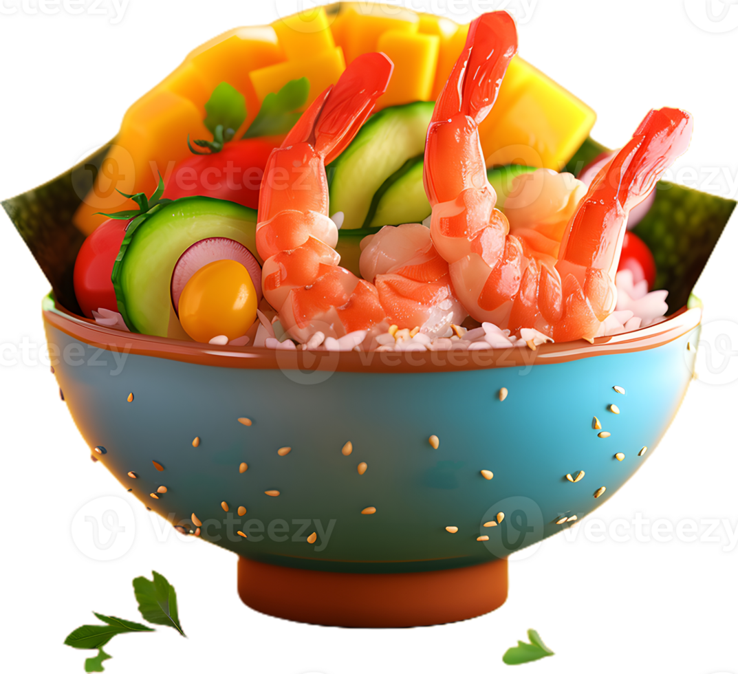 Tropical Shrimp recipe transparent background png