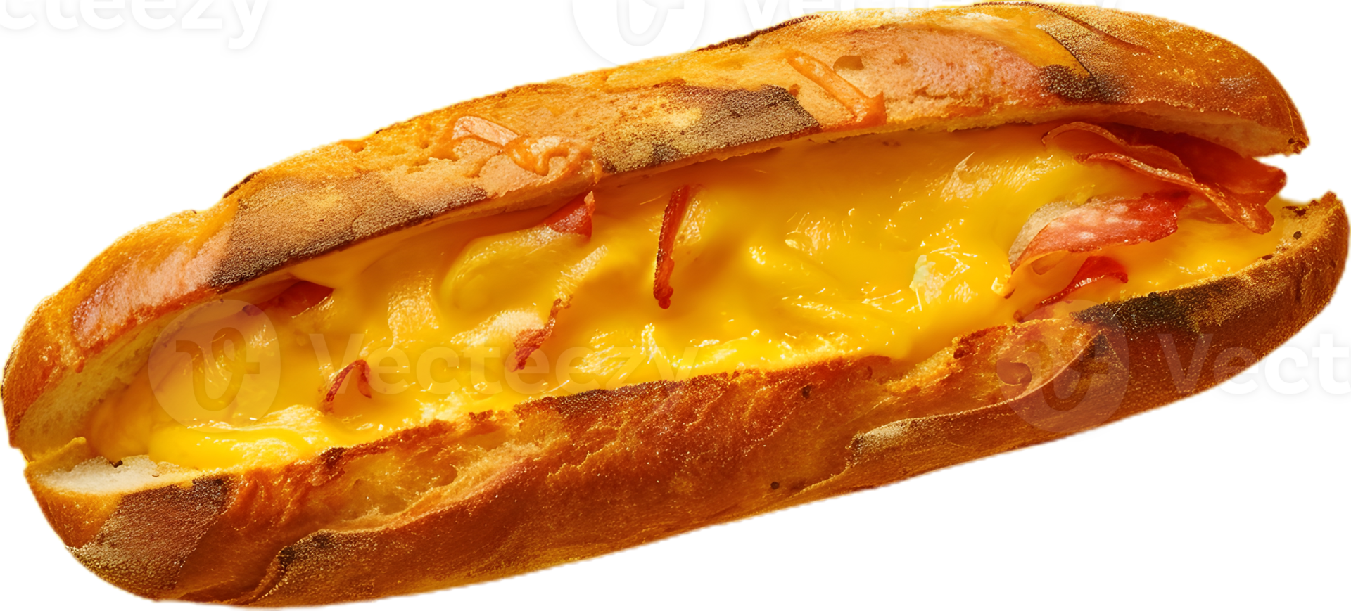 Delicious cheese sandwich transparent background png