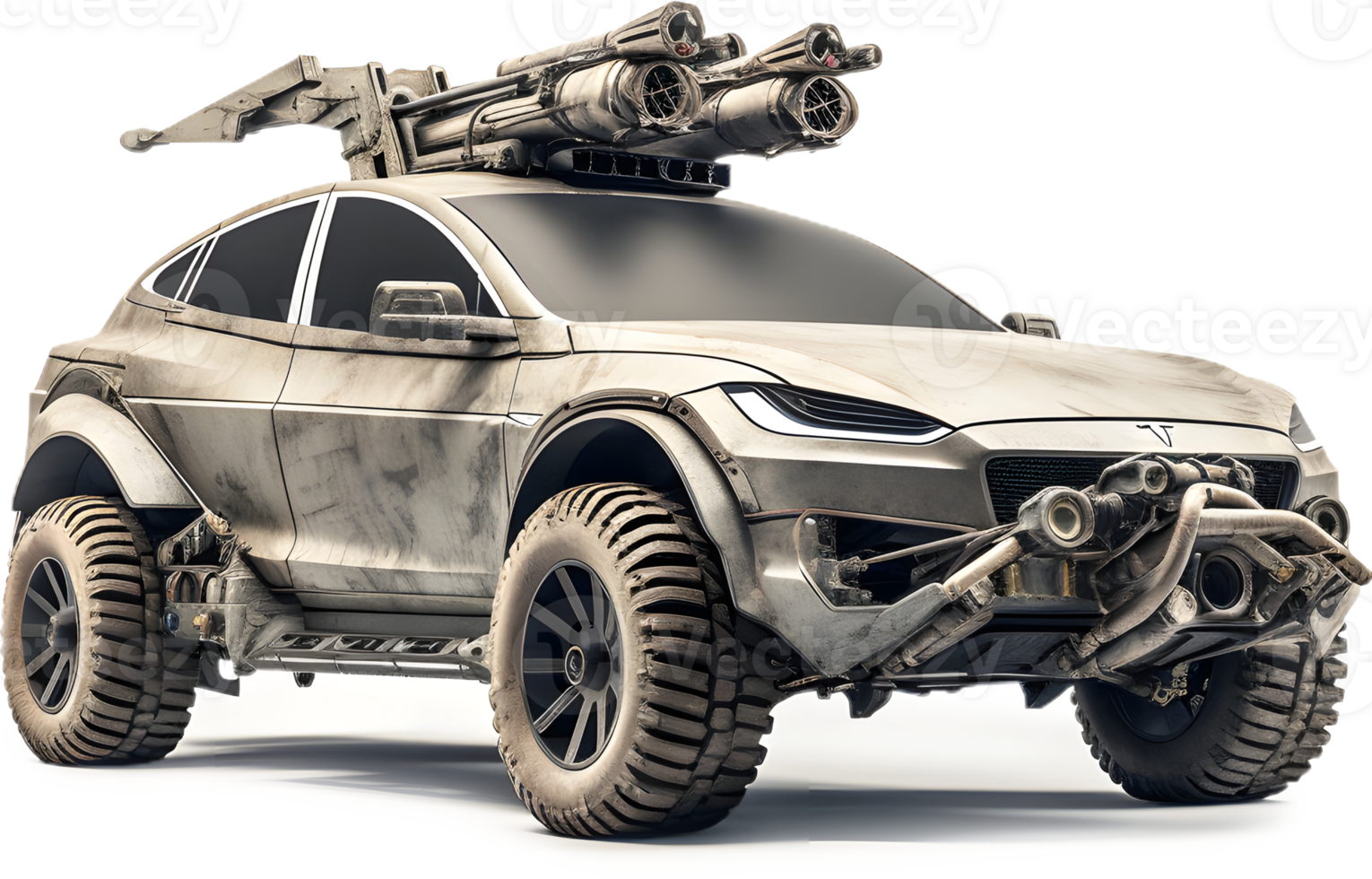 heavily armed car transparent background png